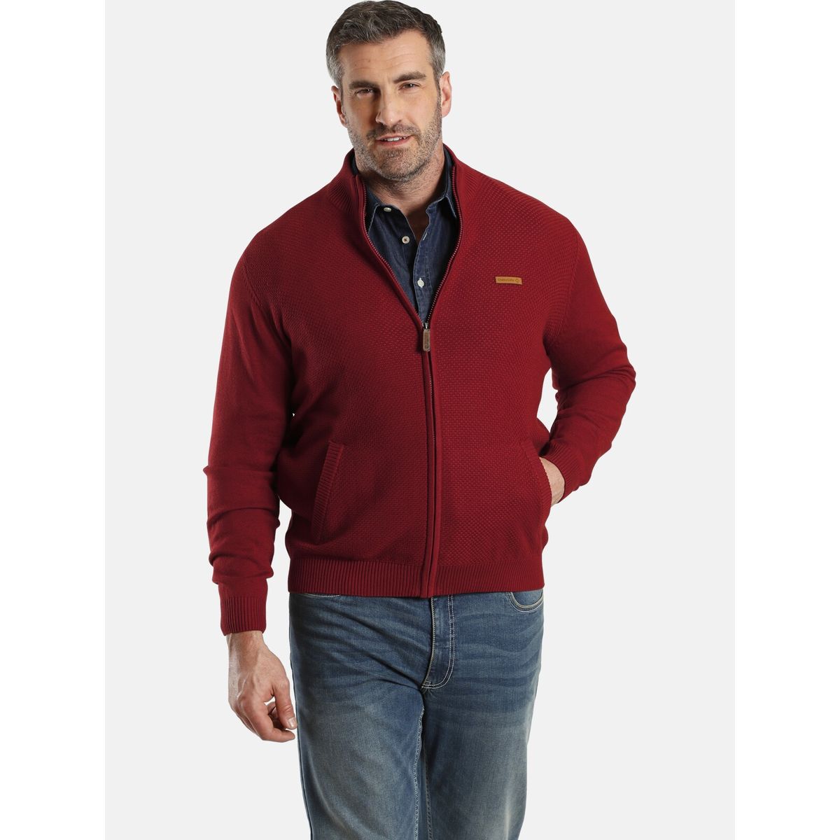 Cardigan discount homme rouge