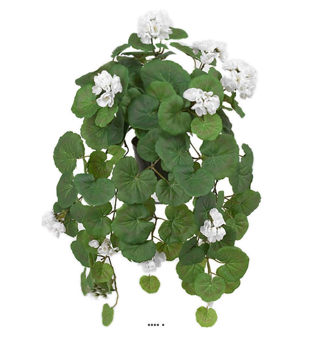 Geranium artificiel en fleurs retombant,, ARTIFICIELLES