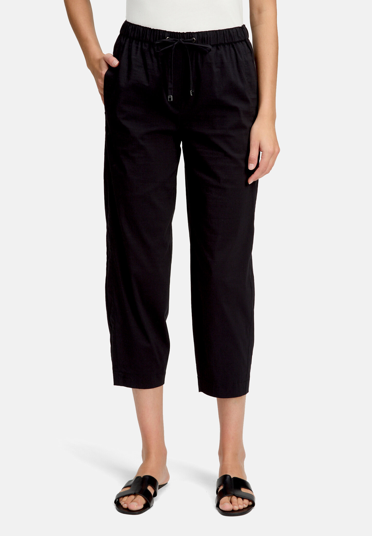 Pantalon casual à taille élastique, BETTY & CO