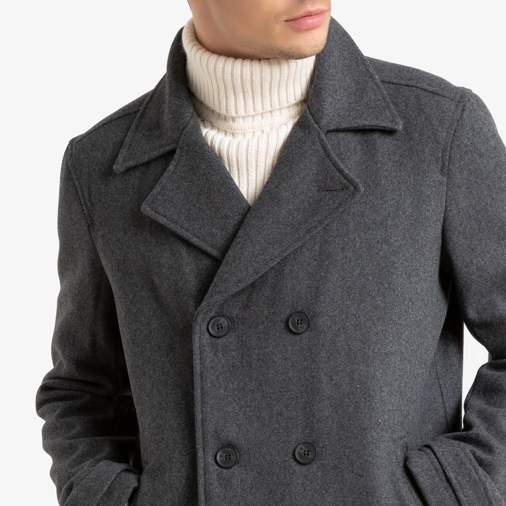 Драповая куртка мужская. Бушлат la Redoute. Пальто бушлат 1811. Драповое пальто мужско. Драповое пальто мужское.
