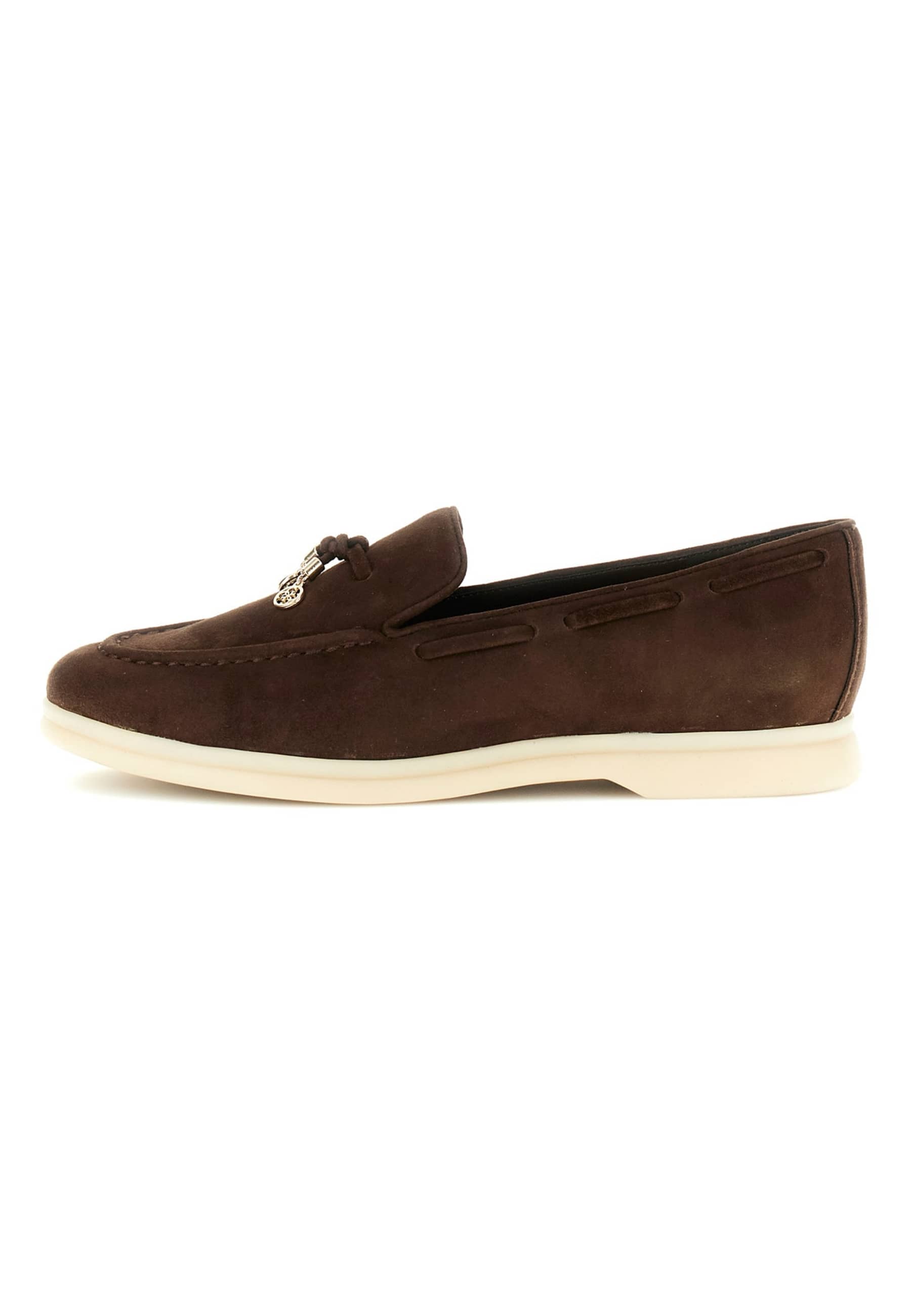 Mocassin Aryanai En Daim, GUESS