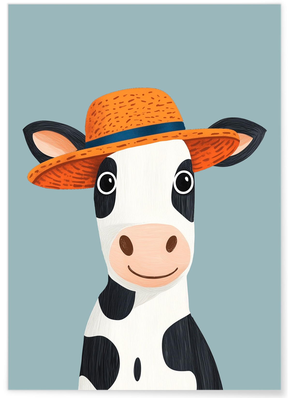 Affiche Vache au chapeau, L'AFFICHERIE