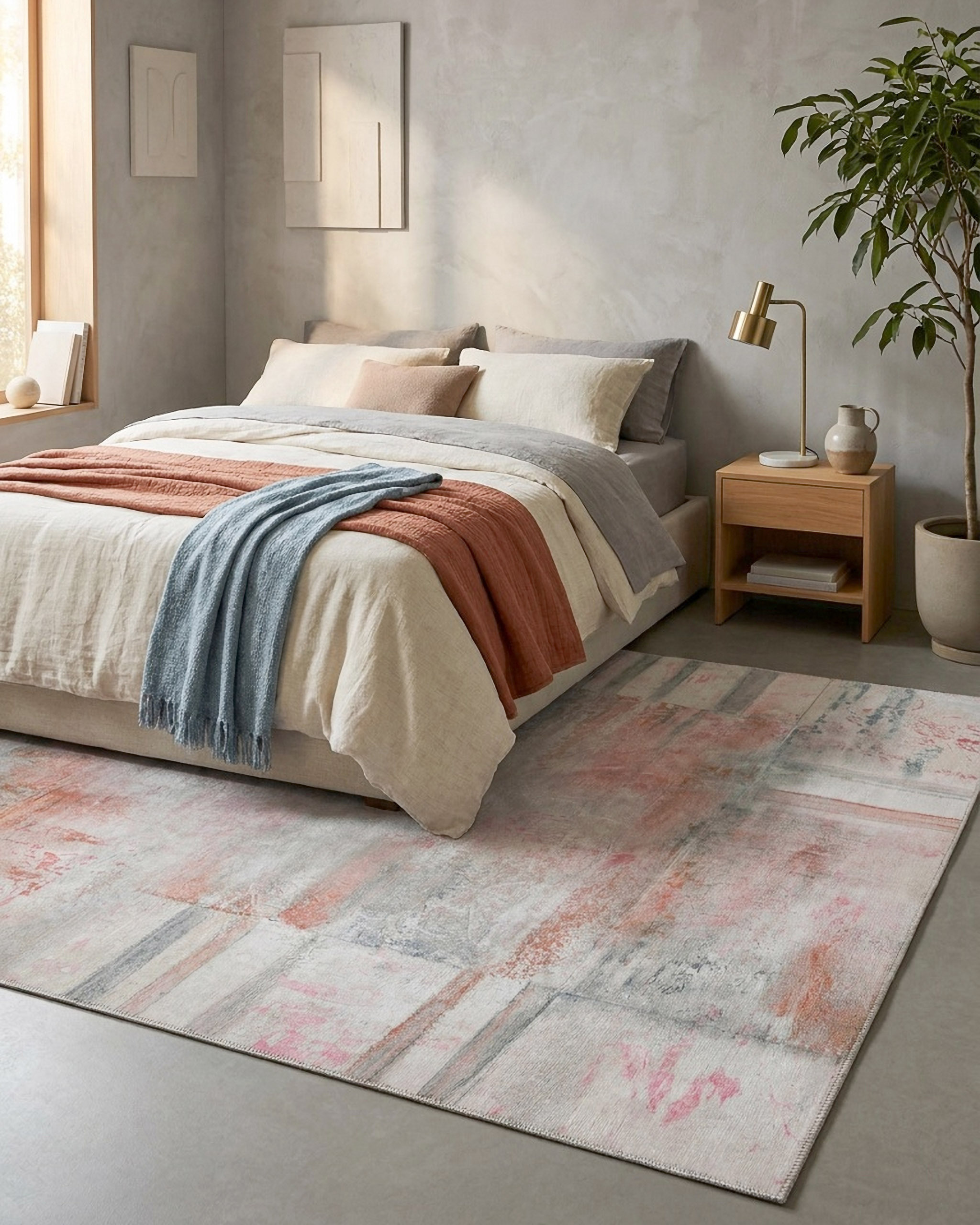 WECONhome Maui, tissé machine, coton, tapis tissé plat, certifié OEKO-TEX® (n° D20-0634) (70 x 120 cm, rouge) , Maui, ESPRIT