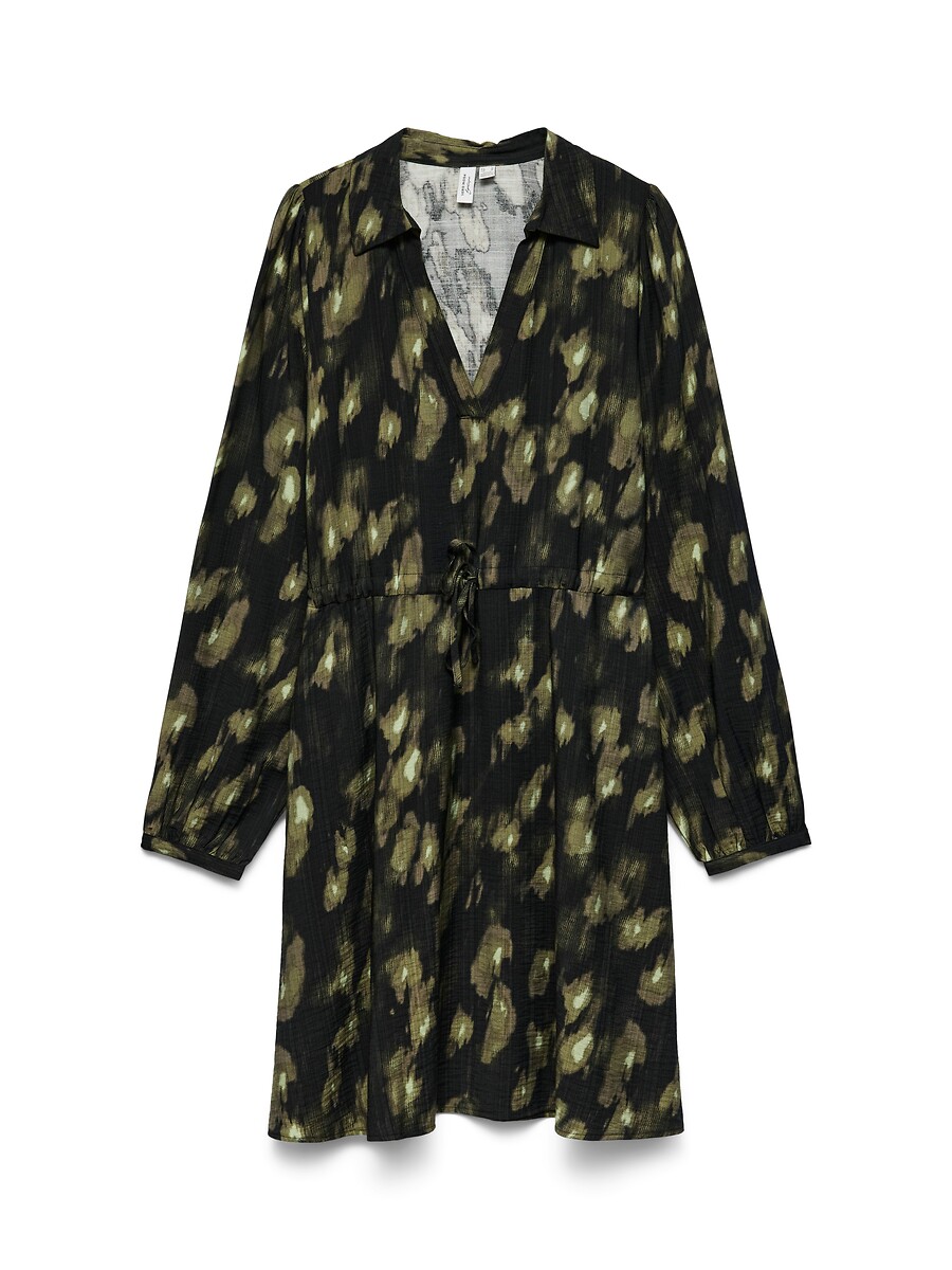 Robe manches longues imprimée, VERO MODA