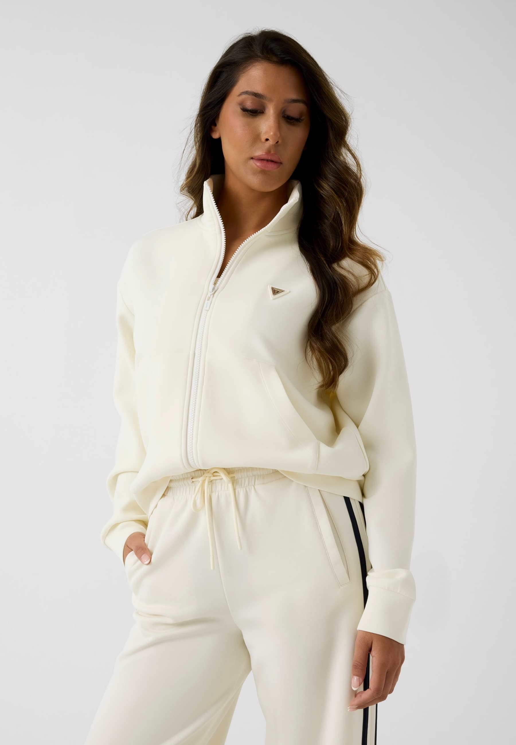 Sweatshirt À Col Montant, GUESS