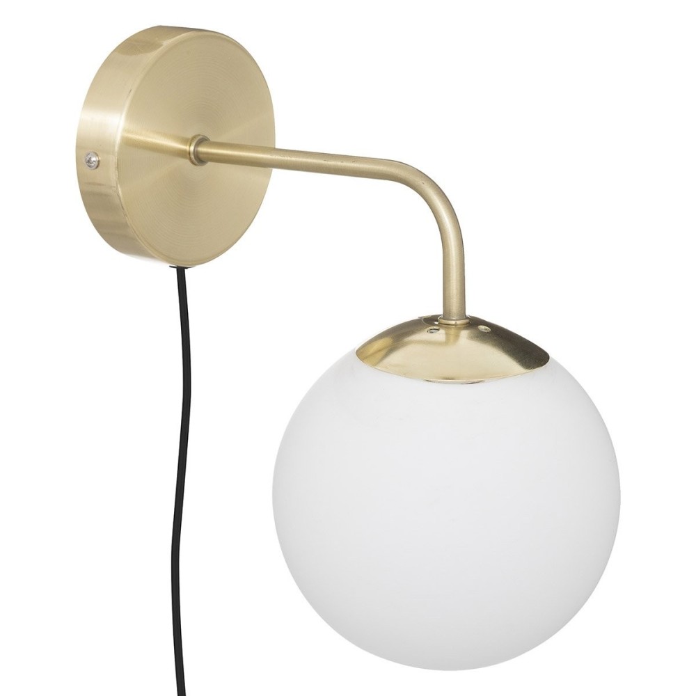 Applique Verre Dris Doré D15, ATMOSPHERA