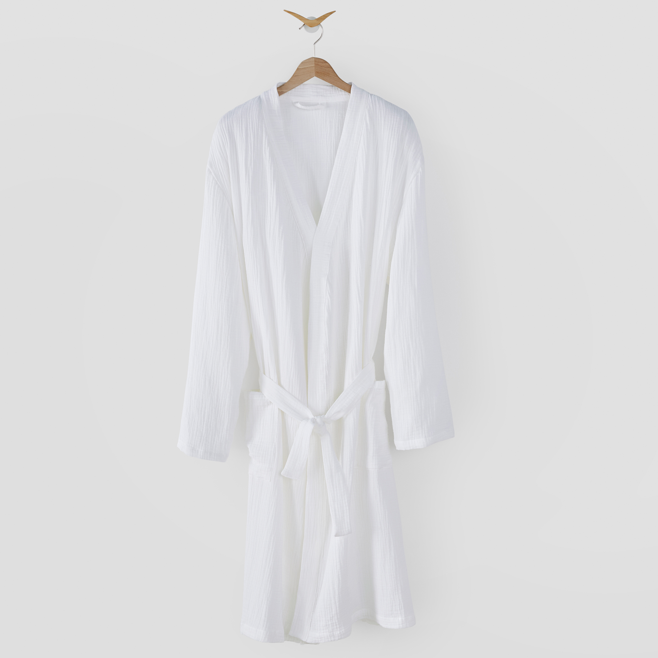 Kumla kimono bathrobe in cotton muslin La Redoute Interieurs | La Redoute