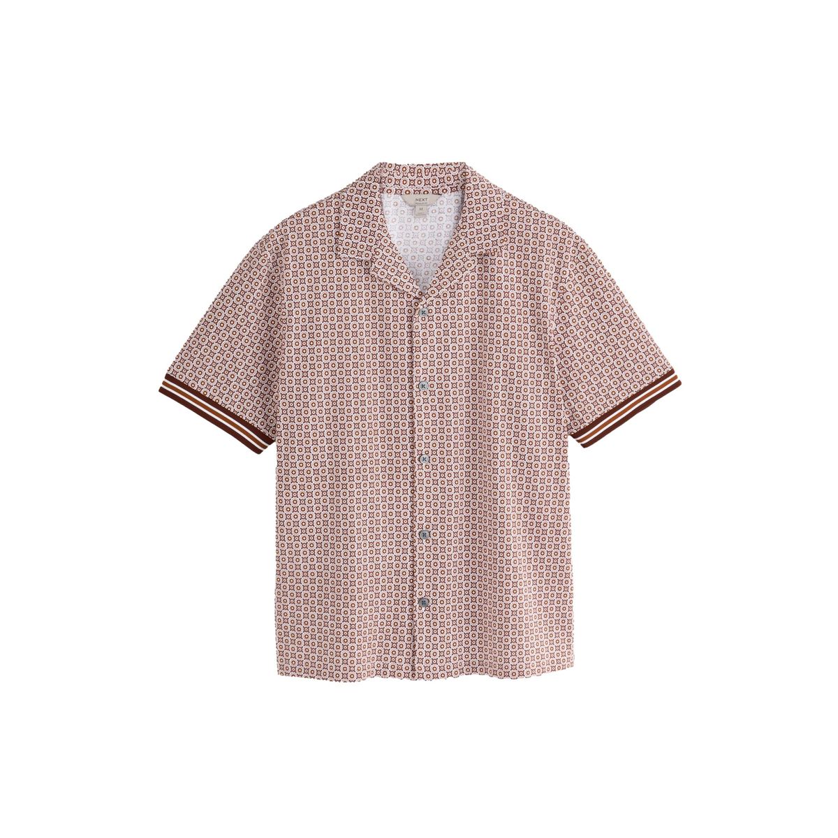 Chemise manches courtes coton supima, NEXT