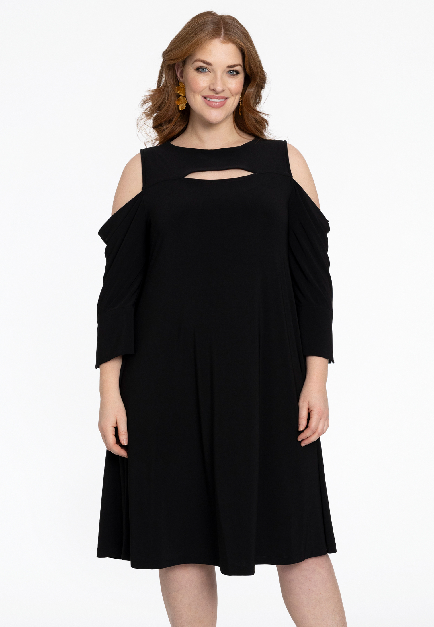 Robe avec découpe, YOEK