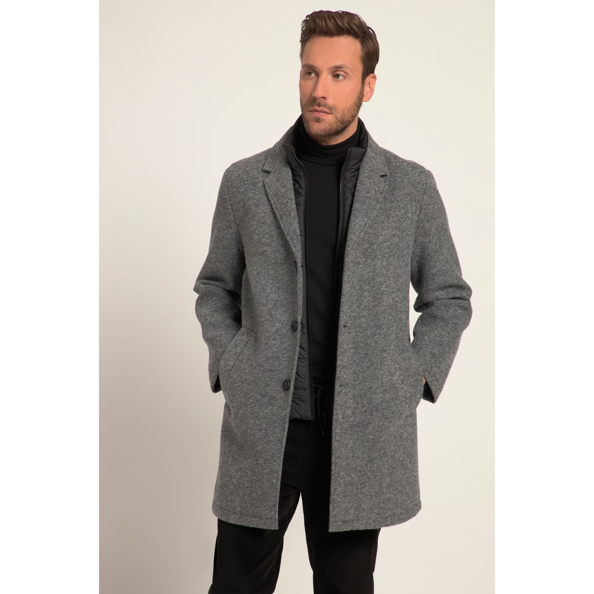 Manteau laine gris chin homme La Redoute