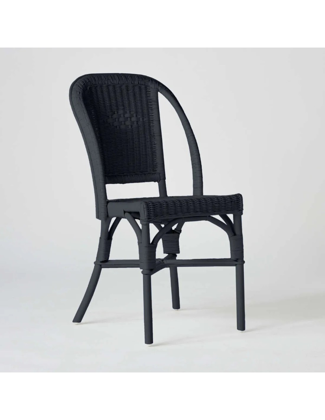 Chaise en rotin PRIMAVERA laqué vert bronze, KOK