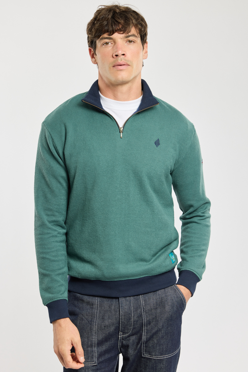 Sweat col camionneur - coton, ARMOR-LUX