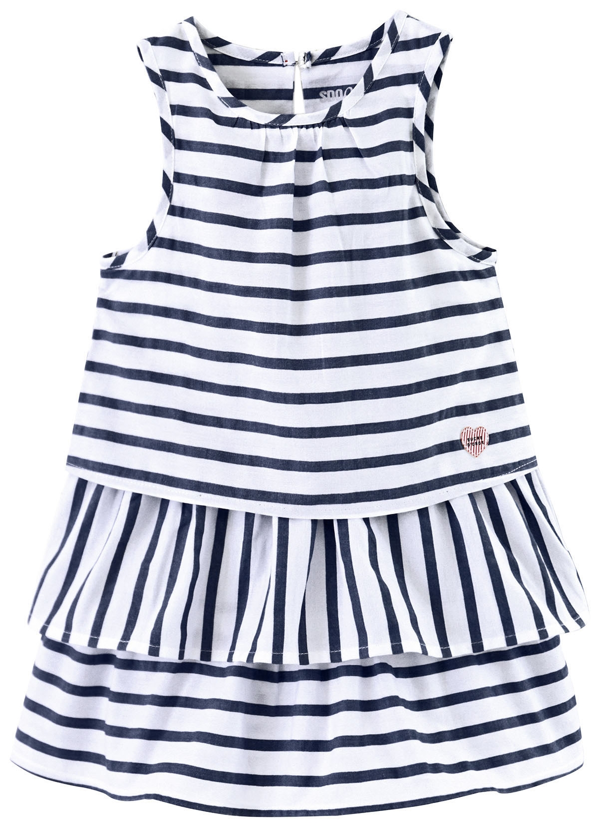 Robe sans manches a volants, SUCRE D'ORGE