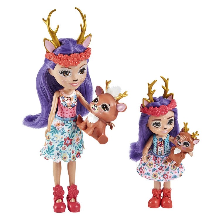 Poupées - Enchantimals - Danessa Biche Et Petite Soeur, MATTEL