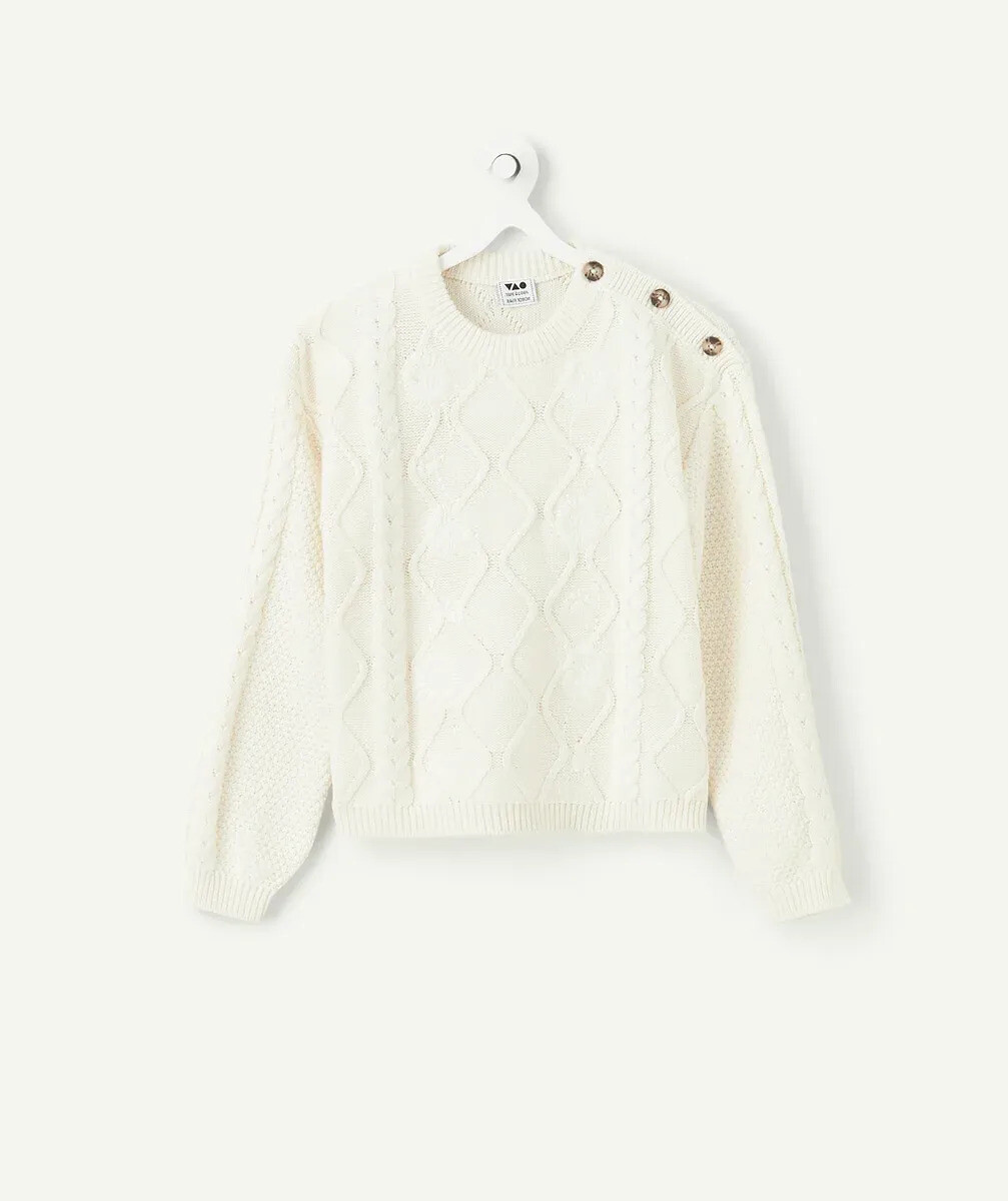 Cable Knit Jumper, TAPE A L'OEIL