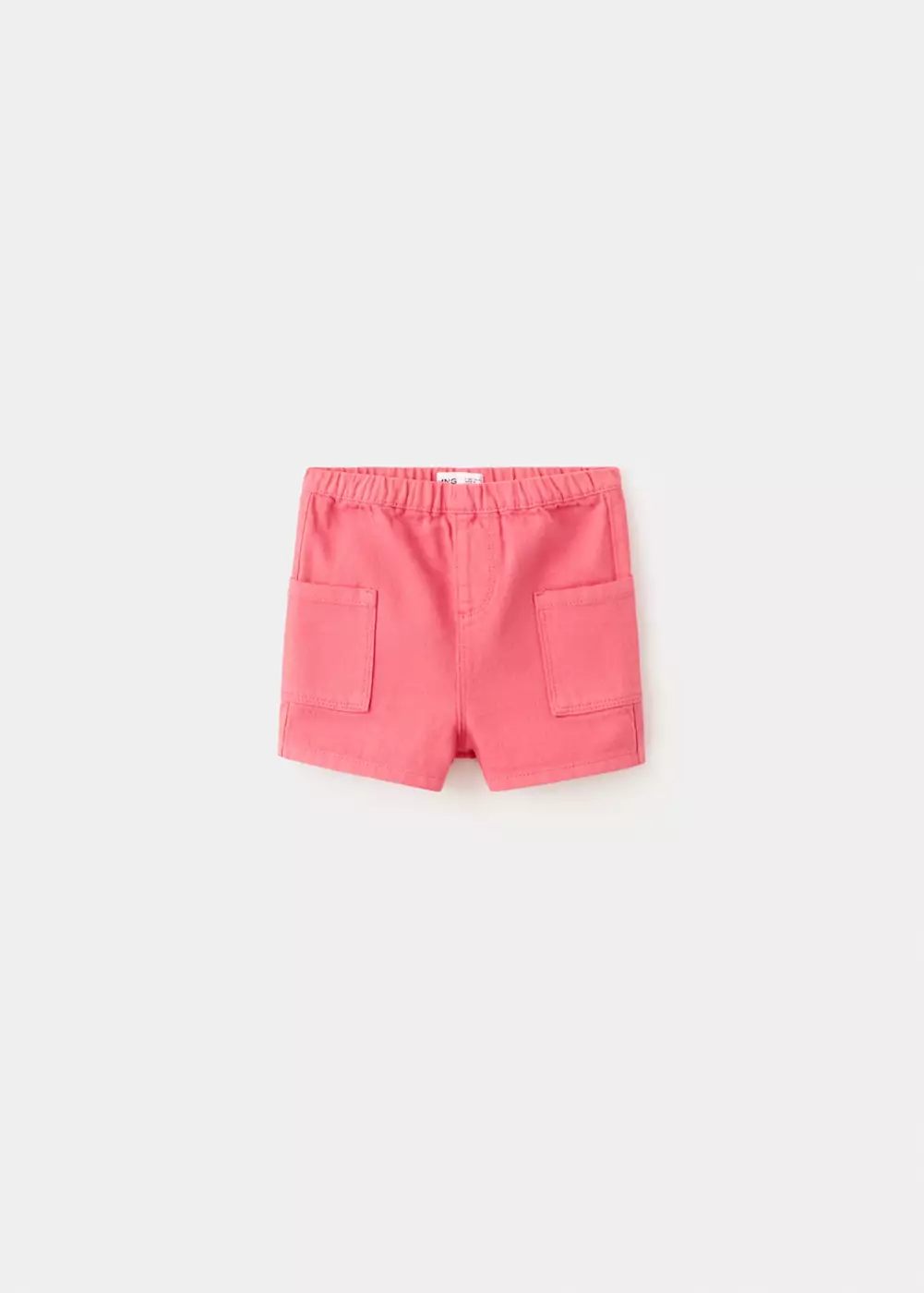 Short en denim détail poches, MANGO BABY