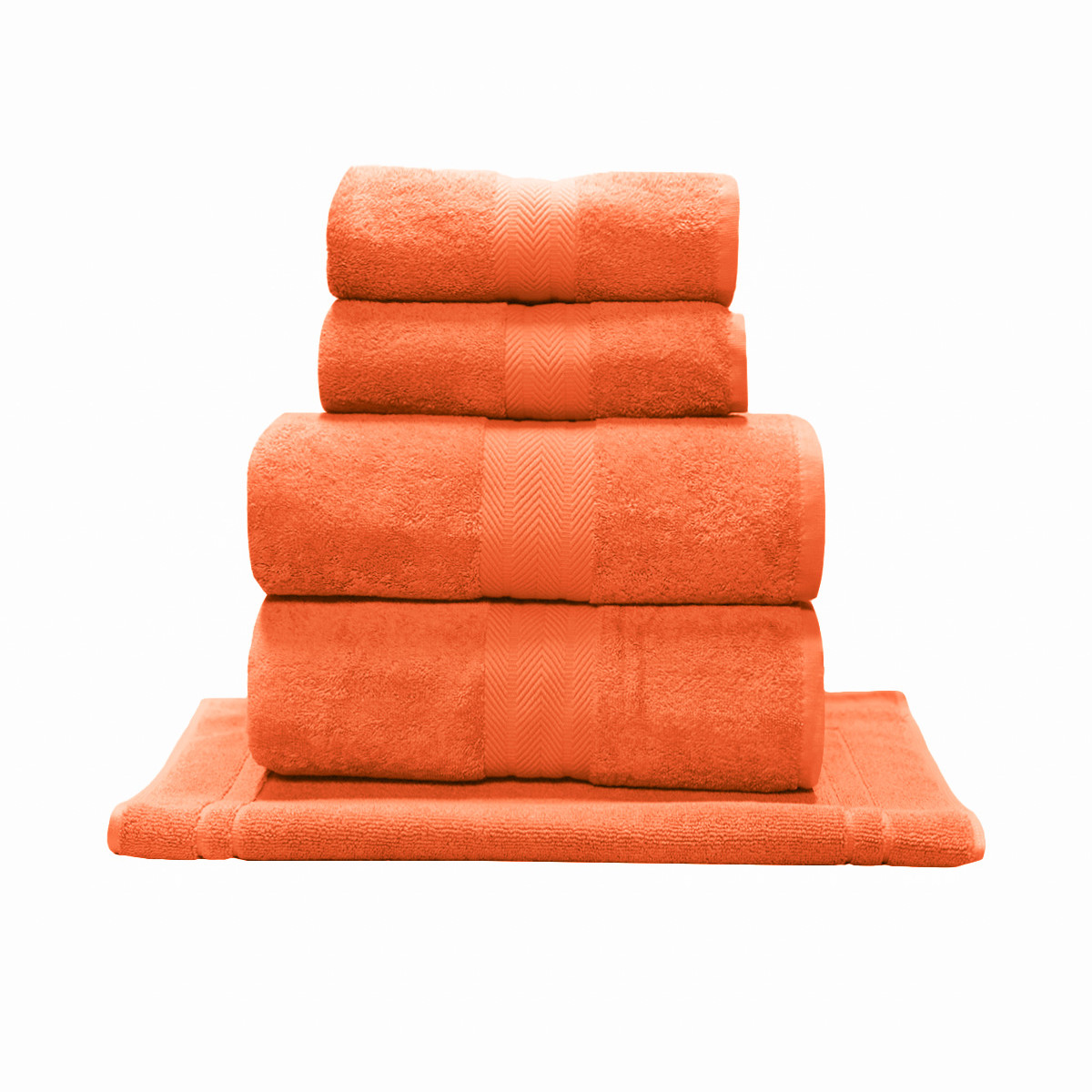 Ensemble de bain avec tapis 5 pièces LUXURY, SENSEI MAISON
