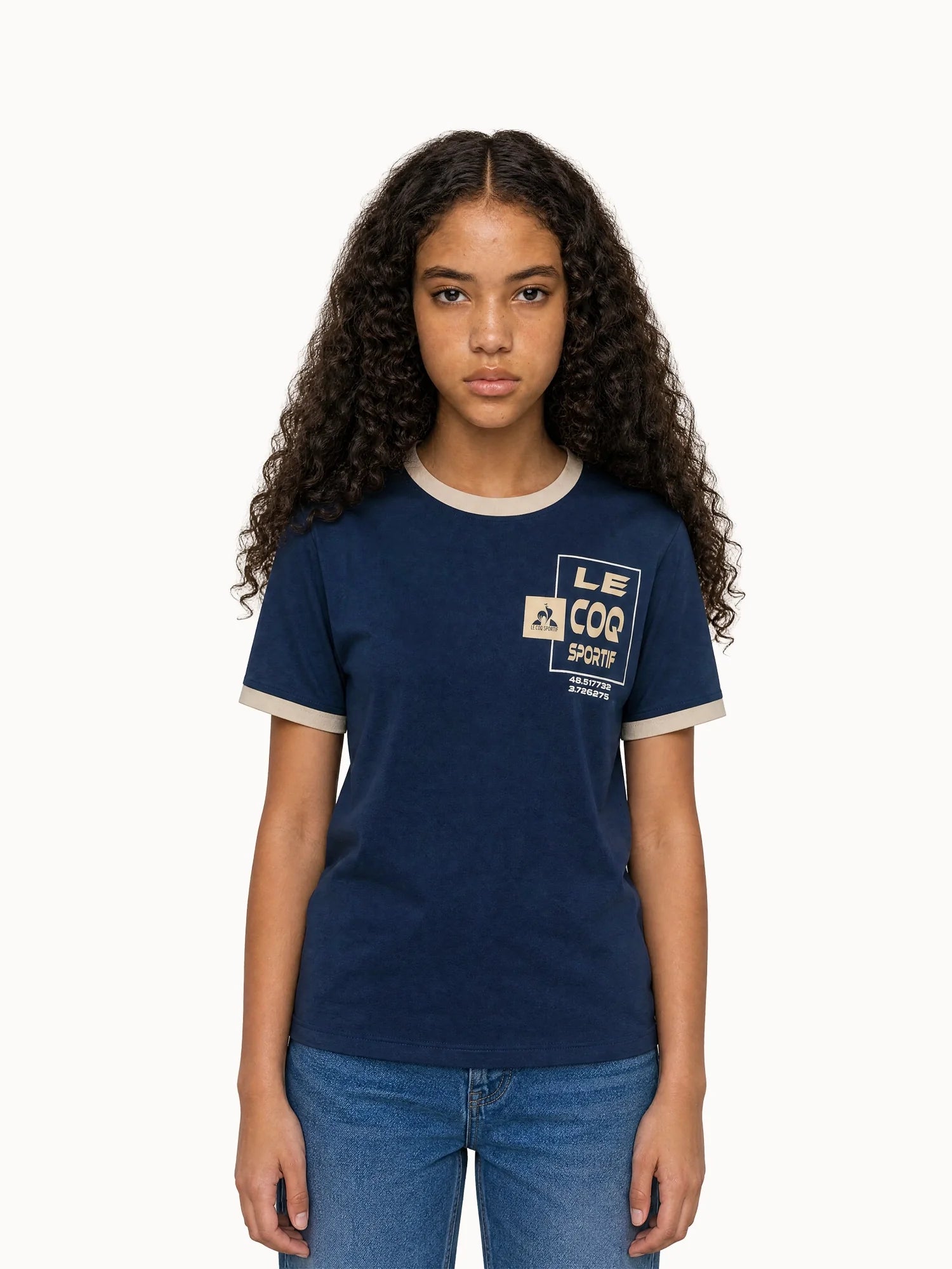 T-shirt en jersey de coton Graphique, LE COQ SPORTIF