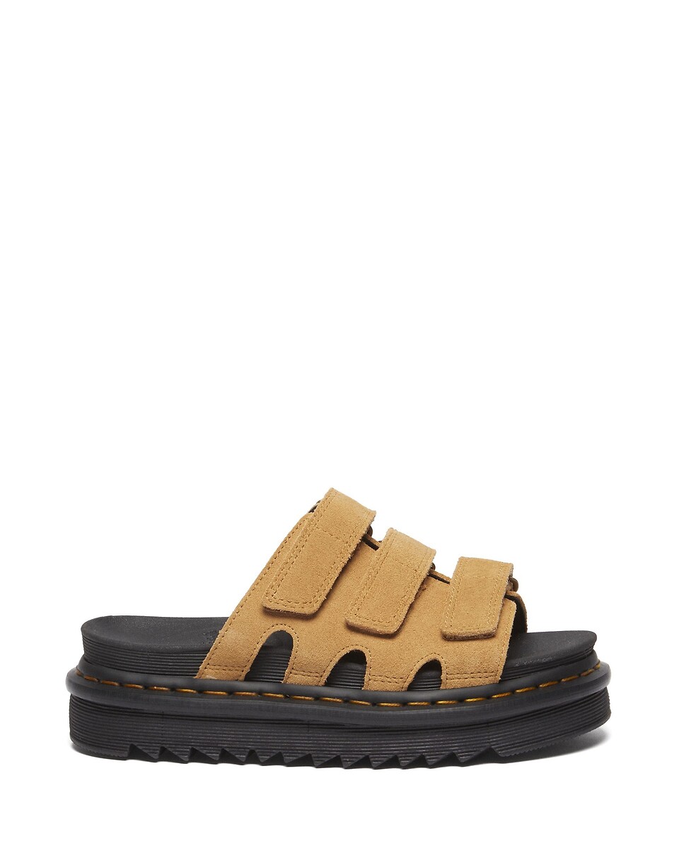 Dr. Martens Chanclas Rain Slide Tan Suede — photo 2
