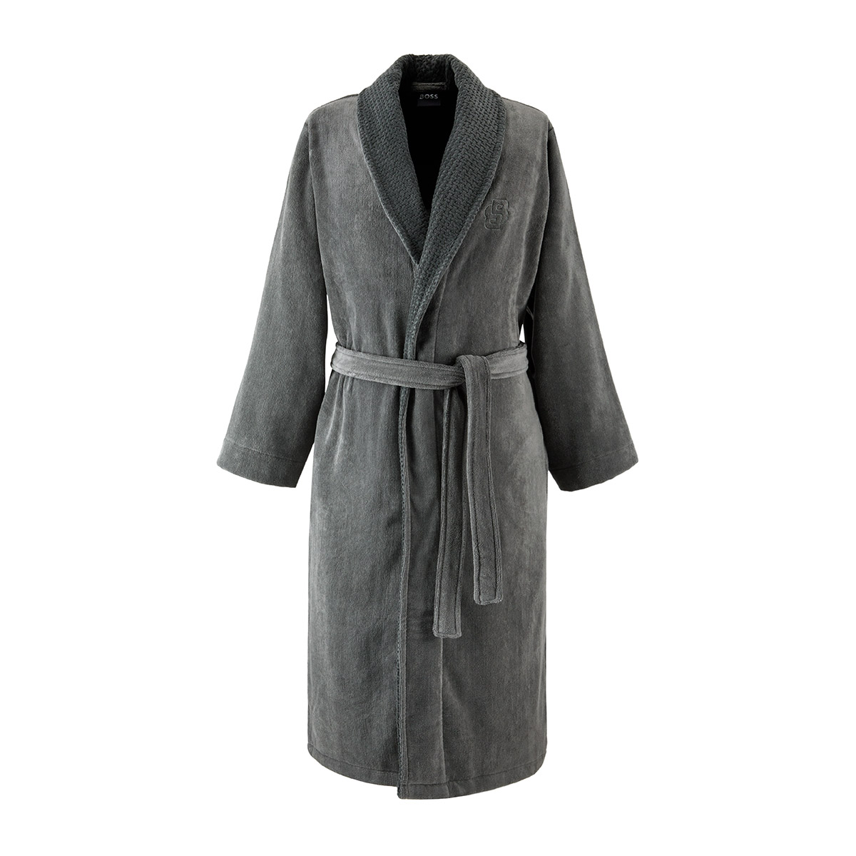 Peignoir long en velours,DOUBLE B, BOSS HOME