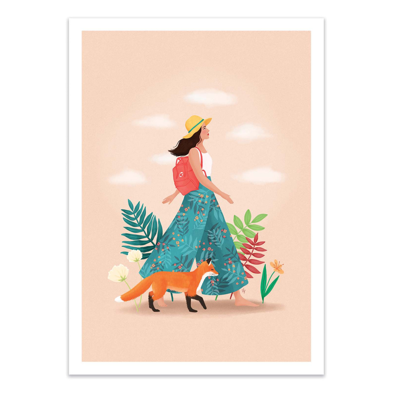 Affiche d'art - Fox - Petra Holikova, WALL EDITIONS
