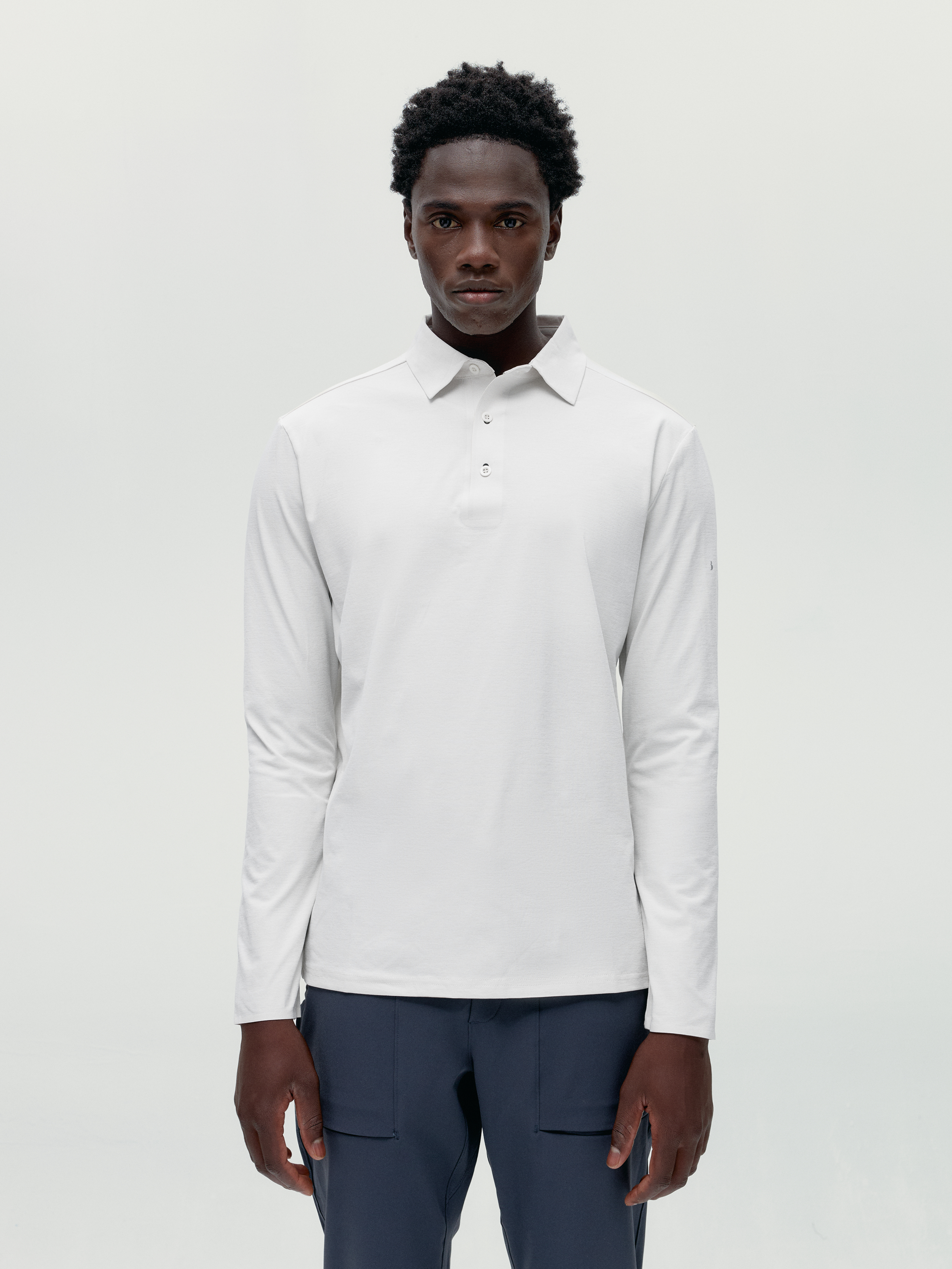 T-shirt de sport homme Maroni Manches longues col polo, BORN