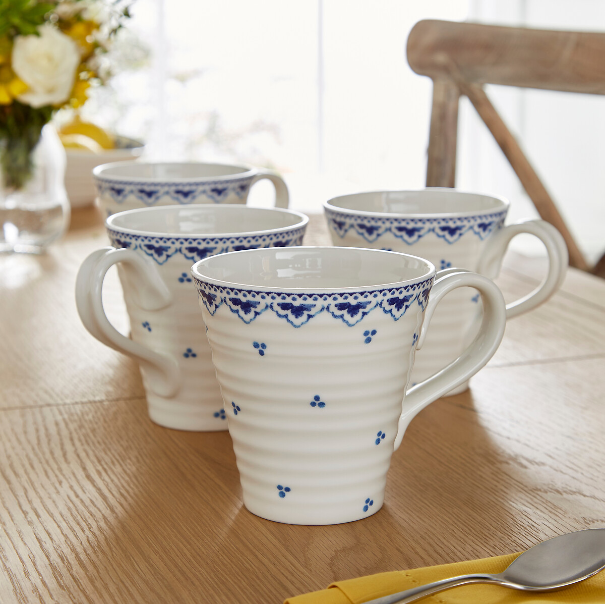 Set of 4 Blue Mugs, SOPHIE CONRAN FOR PORTMEIRION