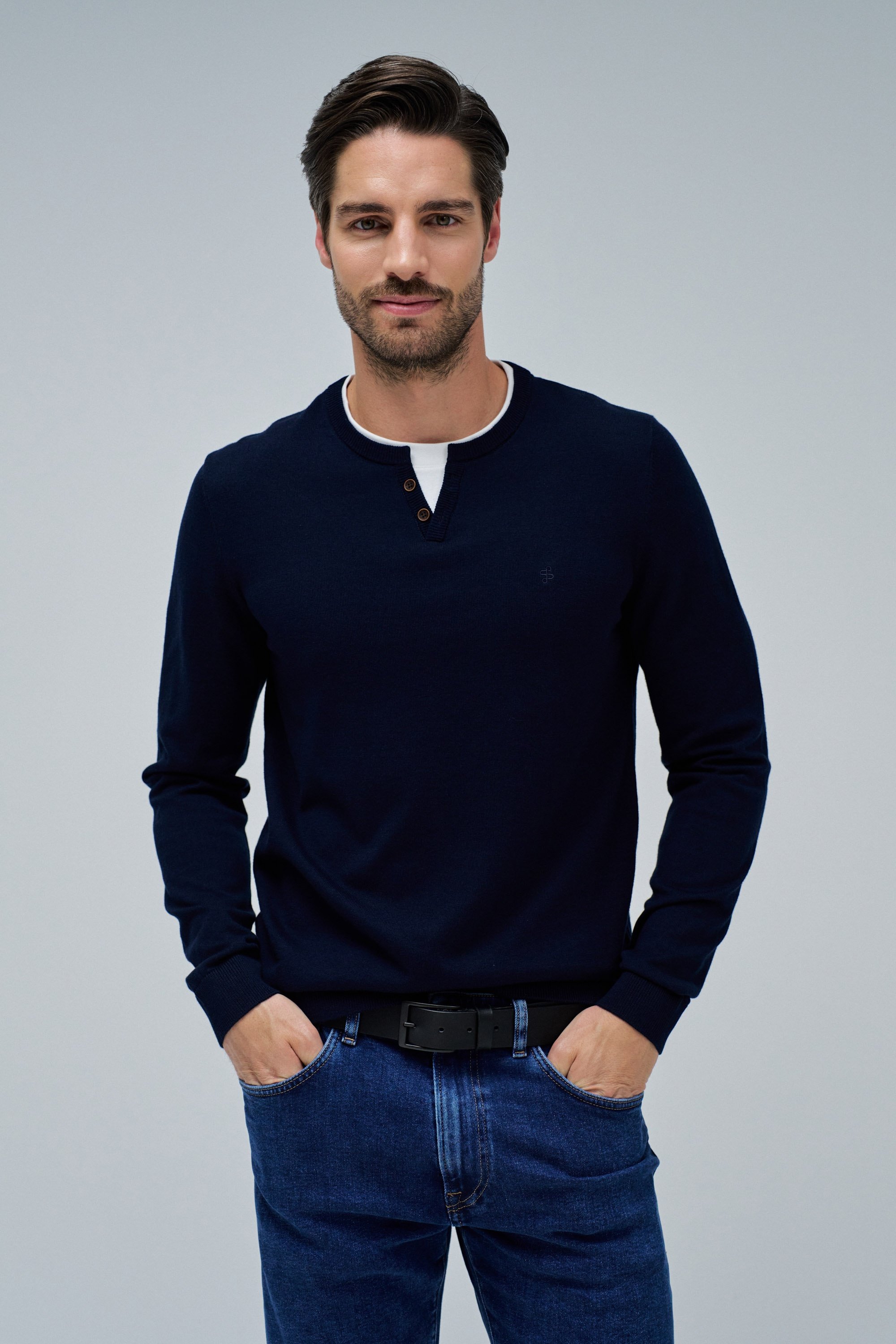 PULL EN MAILLE, SALSA JEANS