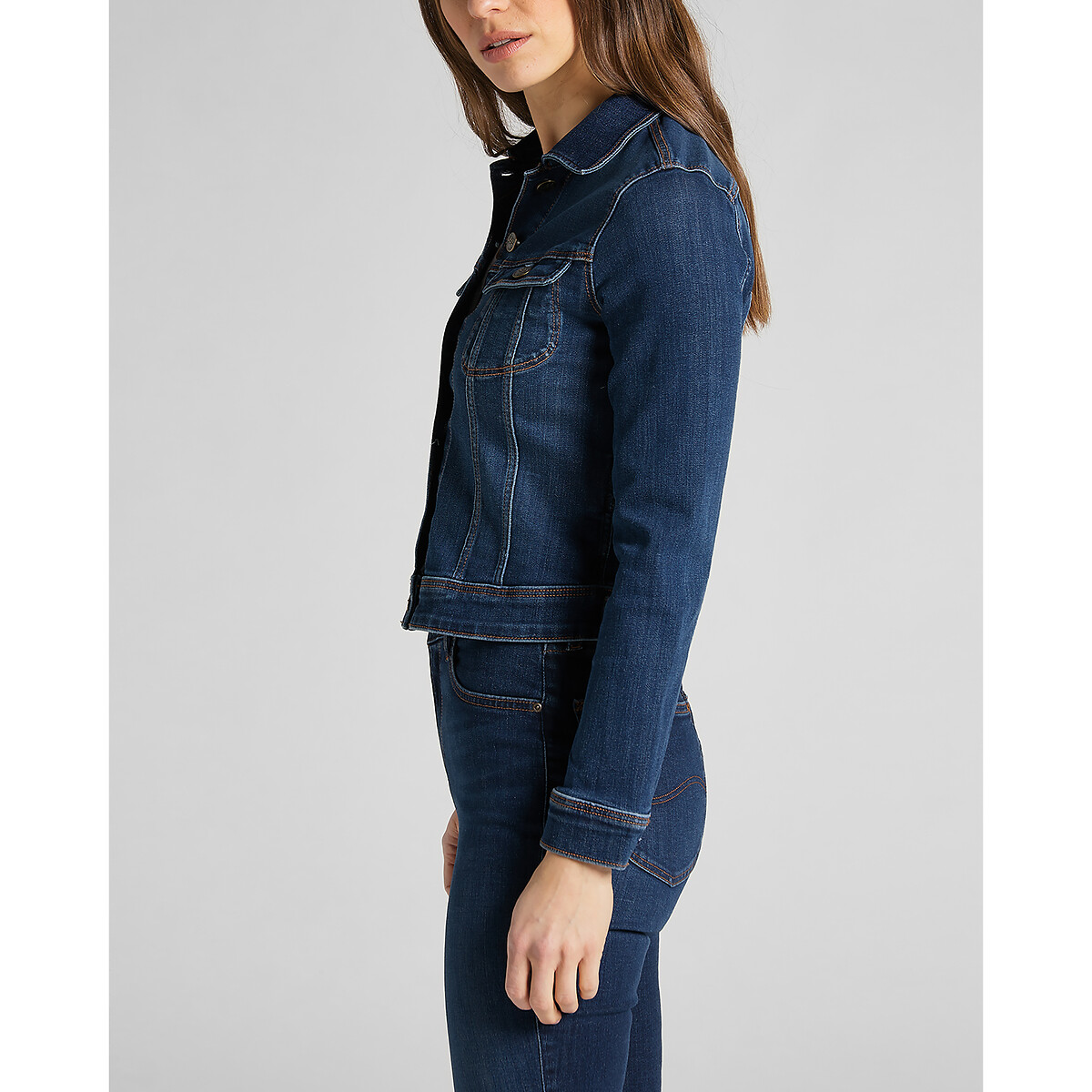 Denim jacket dark blue Lee | La Redoute