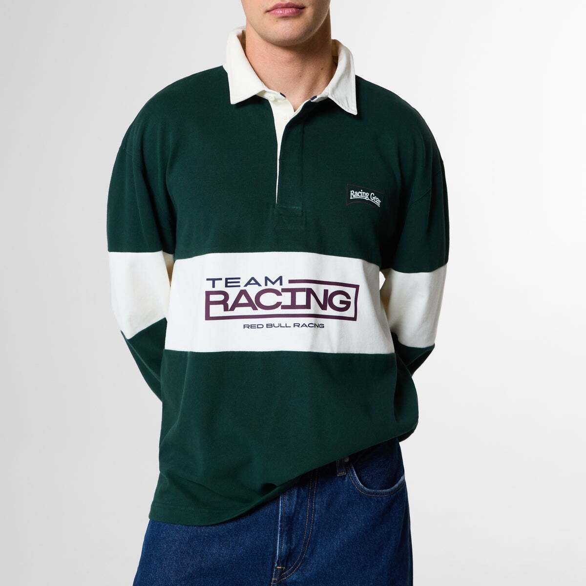 Red Bull Racing Polo Rugby Manches Longues Coupe Loose, PEPE JEANS