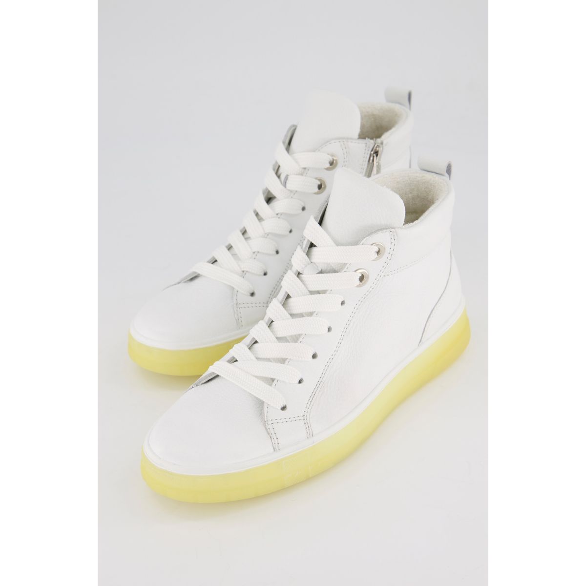 Sneaker ara en cuir zip largeur h abricot clair Ara La Redoute