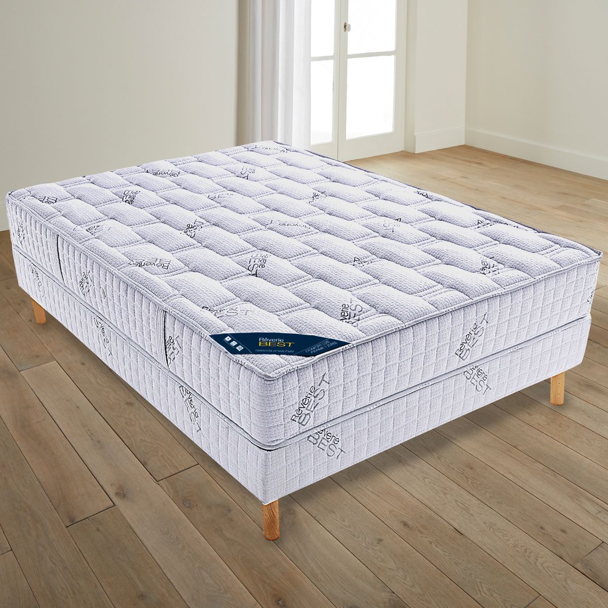 matelas ressorts ensaches confort luxe tres ferme