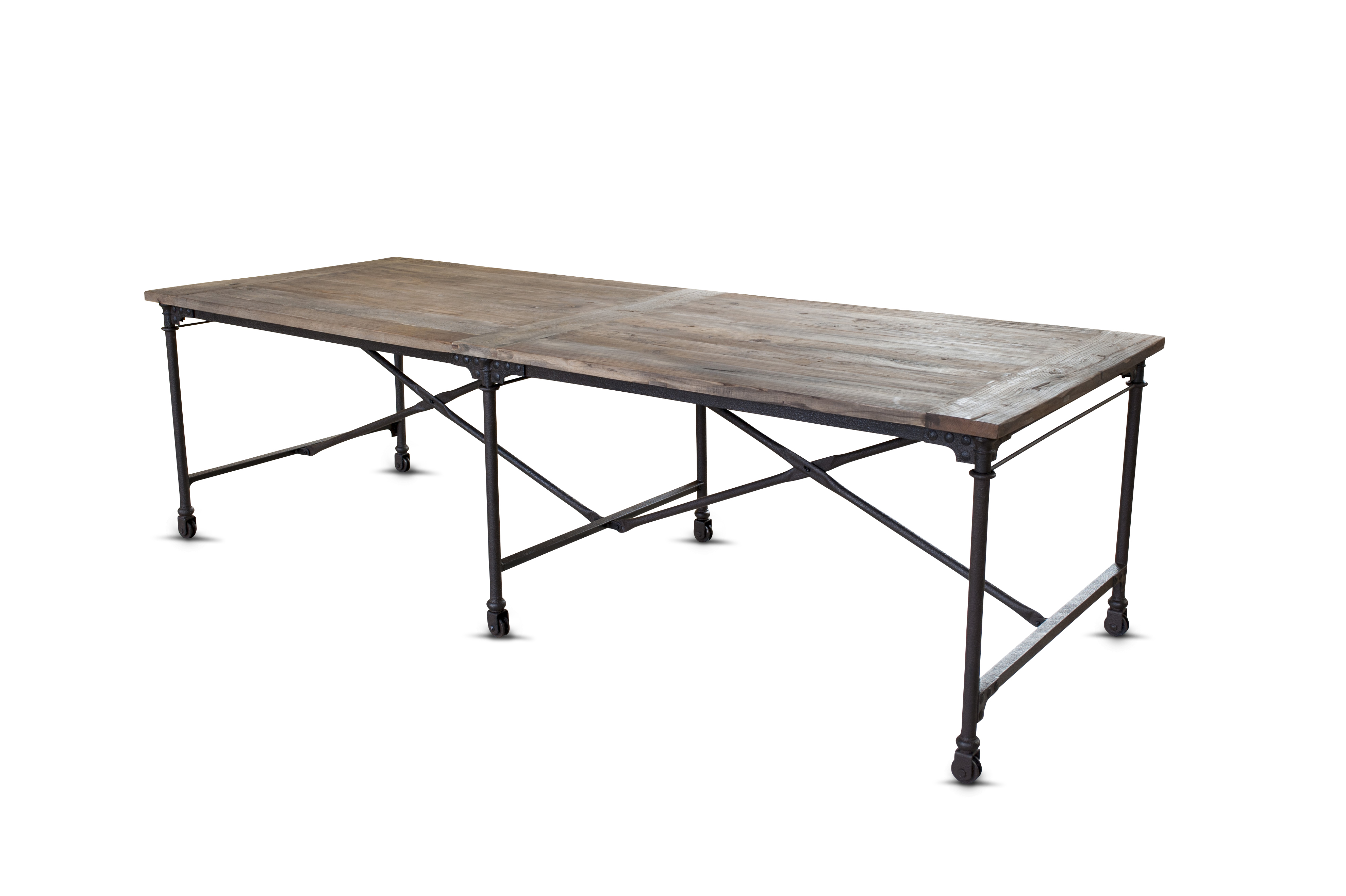 Table de tapissier en fer et orme WINDSOR, CHEHOMA