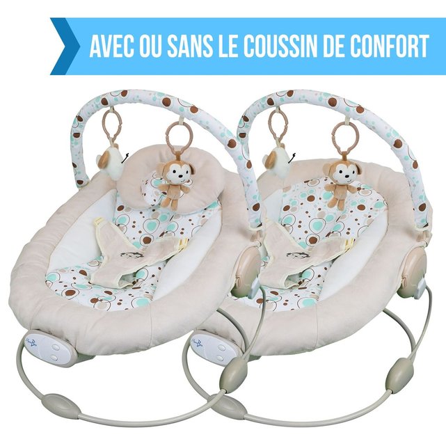 Avis Transat Bebe Vibrant Et Musical Barre A Jouets Et Dossier Inclinable Bulle De Reve Monsieur Bebe La Redoute