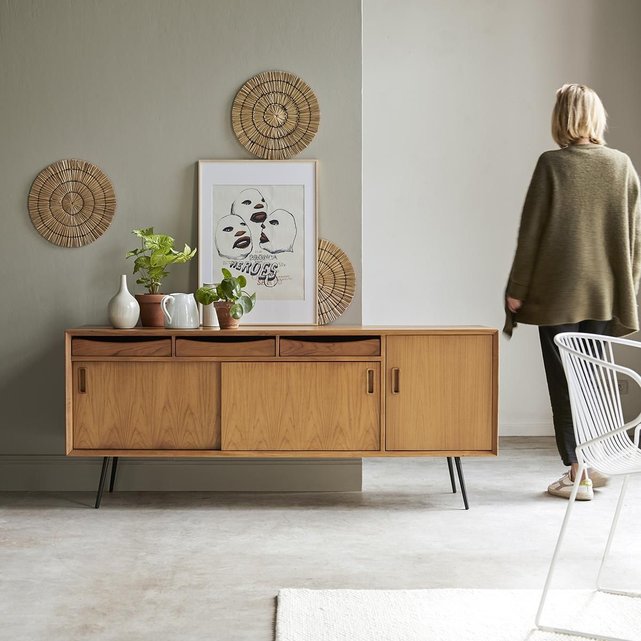 Buffet En Teck 170 Simen Naturel Tikamoon La Redoute