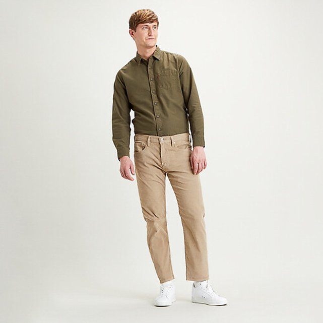 Pantalon Droit En Velours Cotele 502 Levi S La Redoute