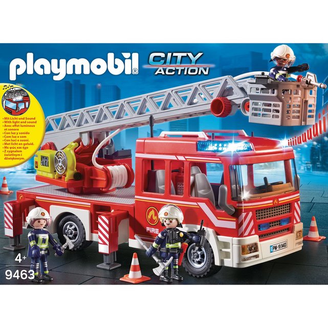playmobil pompier 4x4
