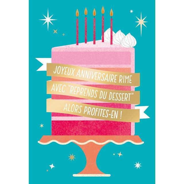 Carte Musicale Anniversaire Joyeux Anniversaire Rose Clair Draeger Paris La Redoute