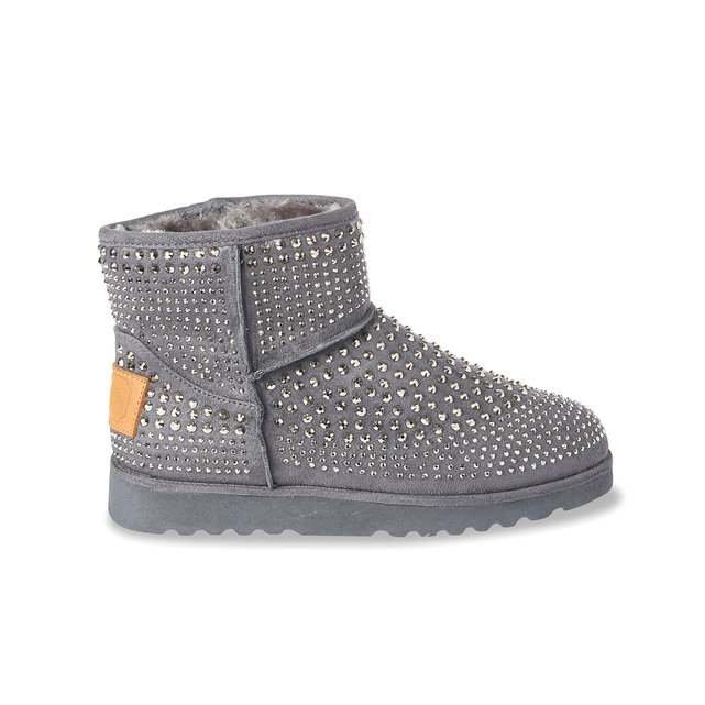 Calisse Fur-Lined Ankle Boots