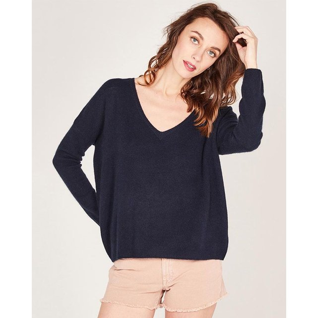 Pull col v ample en cachemire mercedes Absolut Cashmere ...