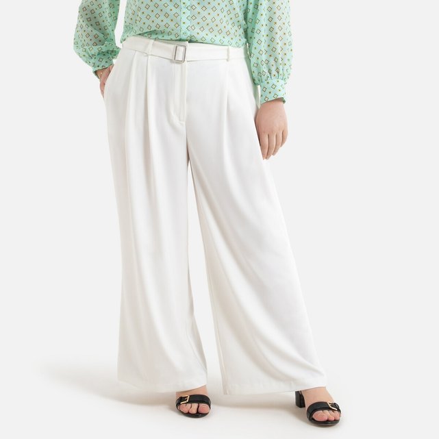 Pantalon Extra Large Avec Ceinture La Redoute Collections Plus La Redoute