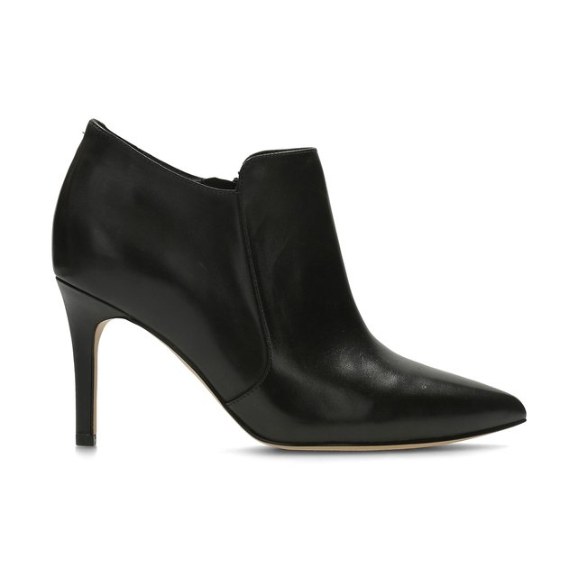 Dinah Spice Leather Stiletto Ankle Boots