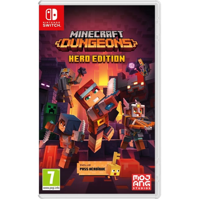 Jeu switch minecraft dungeons hero edition Nintendo La Redoute