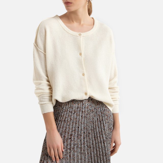 american vintage beige cardigan