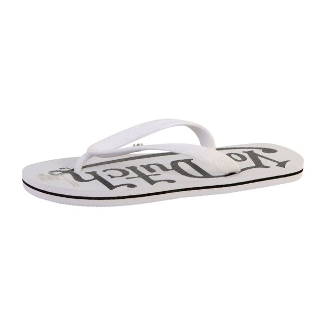 Tong freesign rubber logo blanc Von Dutch La Redoute Tong freesign rubber logo blanc Von Dutch La Redoute