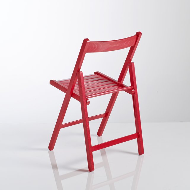 Yann Solid Beech Folding Chairs Set Of 2