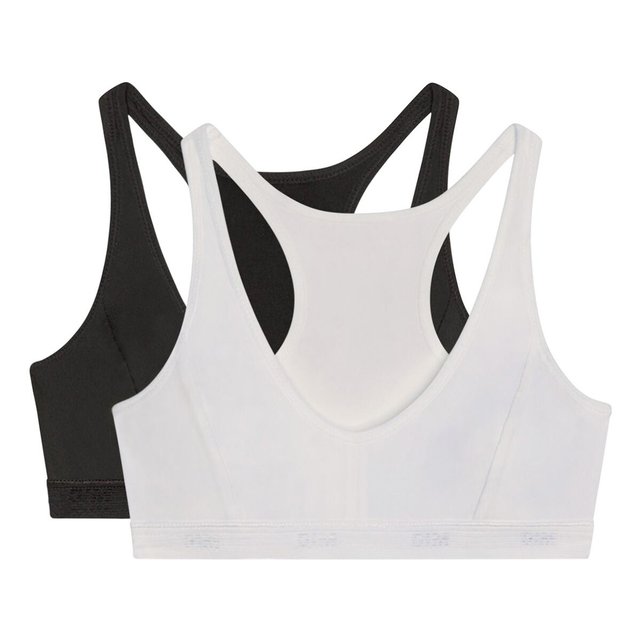 DK MY FASHION, Crop Top in Cotone per Bambina, Bralette