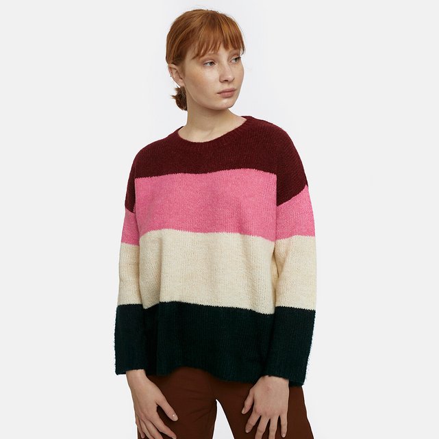 black chunky knit jumper