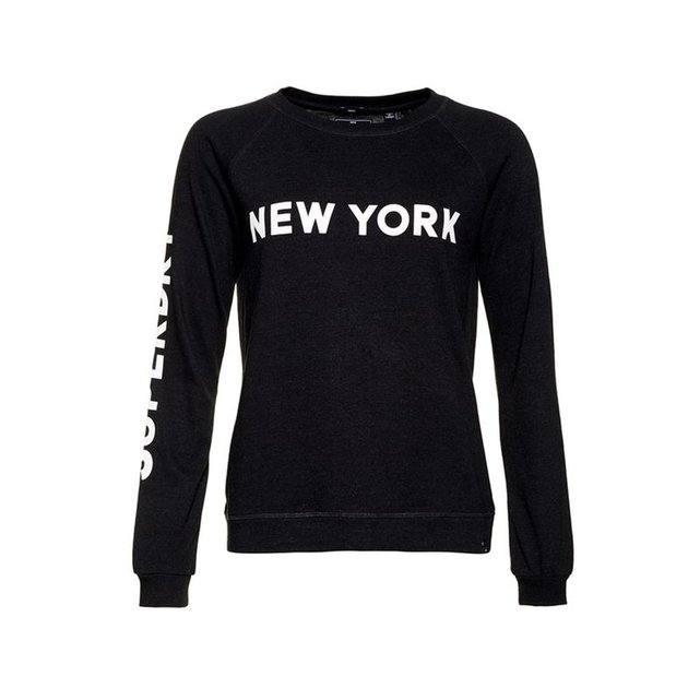 Pull ras du cou new york city noir Superdry | La Redoute