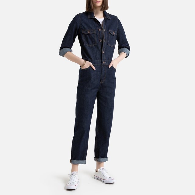 sana linen button jumpsuit